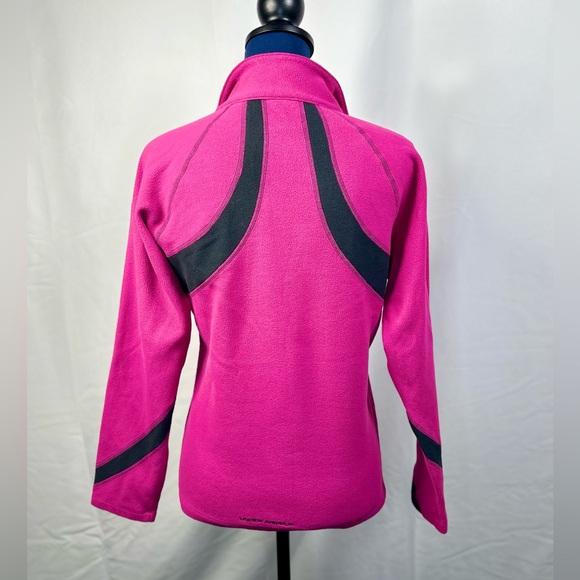 EUC Under Armour Pink/Purple Fleece 1/2 Zip Running Pullover Sweater - Picture 11 of 15